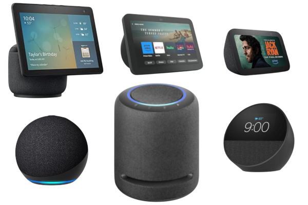 alexa2 verschiedene Alexa Modelle 2